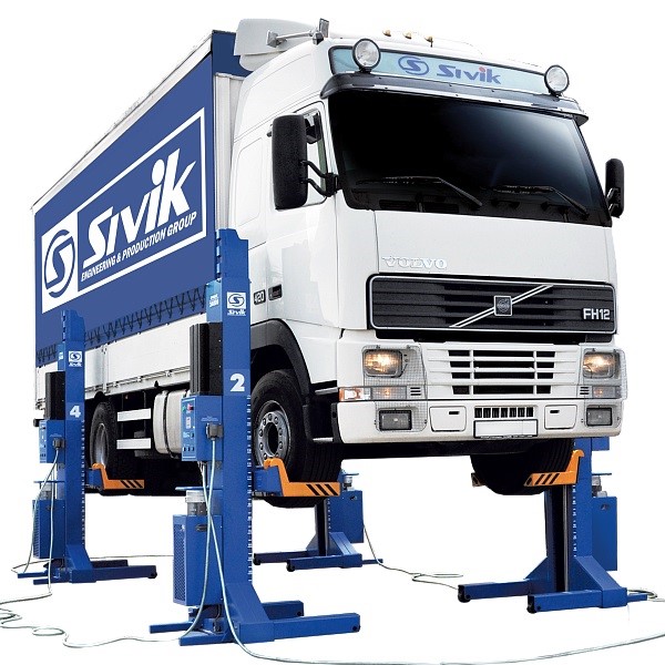 Подъемник передвижной электрогидравлически г/п 30т 4 стойки Sivik ПГП-30000/4