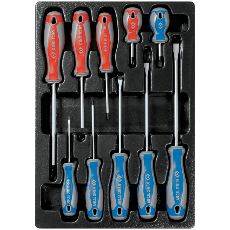 KINGTONY Набор отверток, ложемент, 10 предметов 9-31110MR