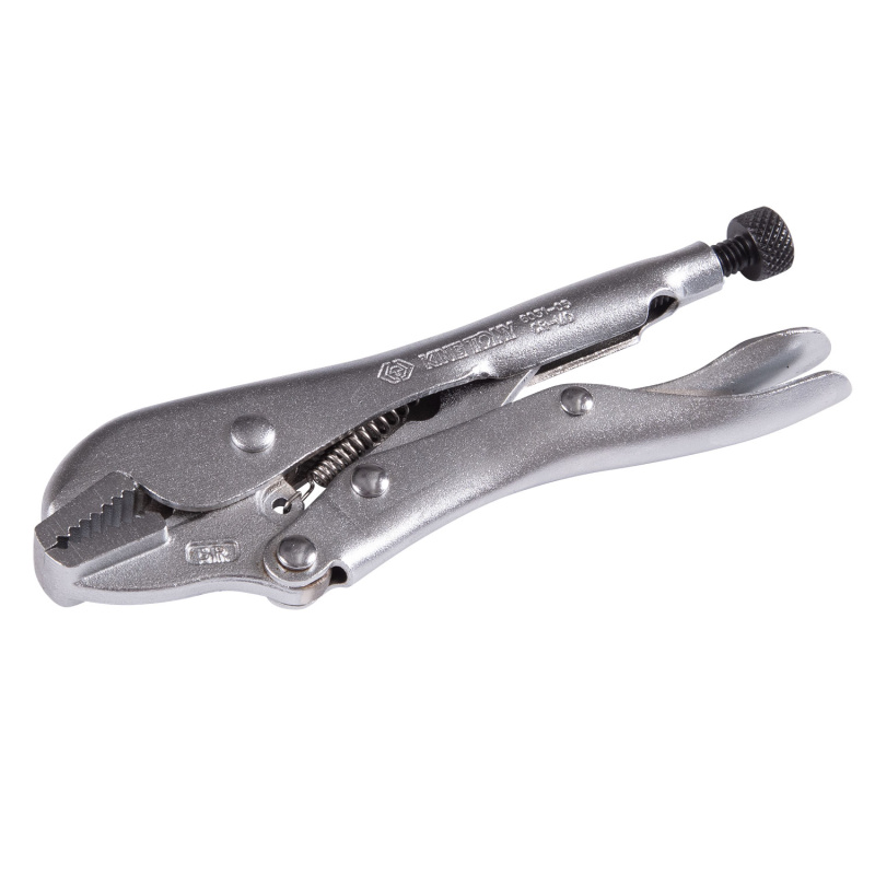 KING TONY Зажим с фиксатором 140 мм, с прямыми губками 6031-05R