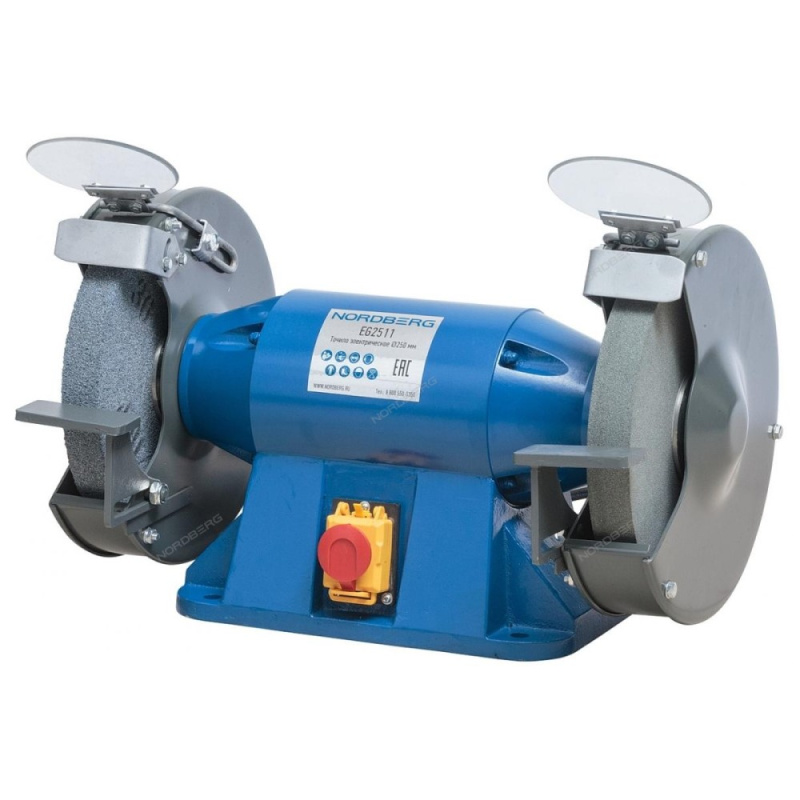 Точило электрическое профессиональное 250мм, 380В NORDBERG EG2511