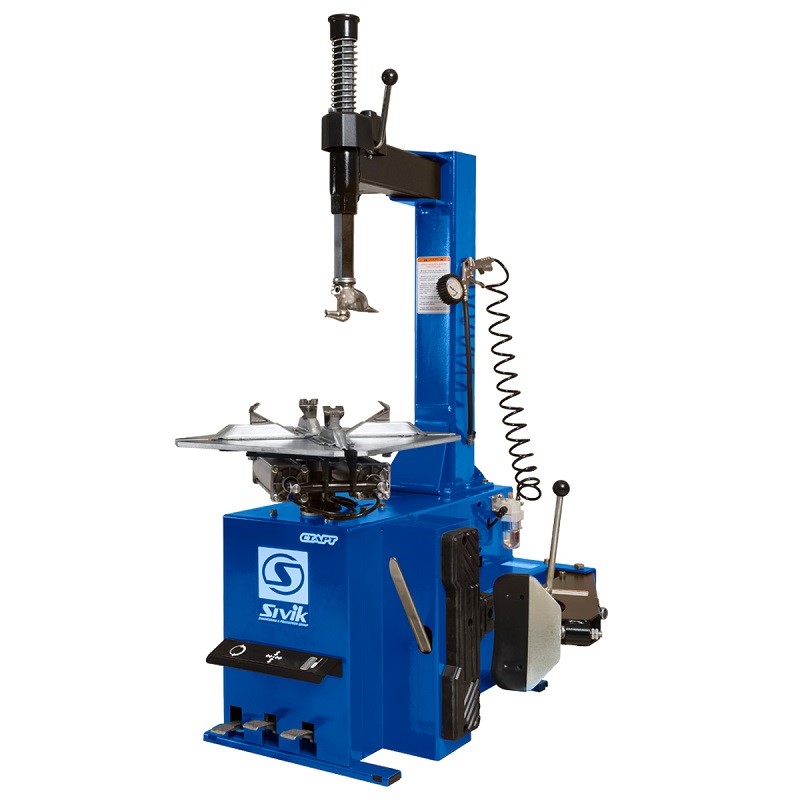 Шиномонтажный станок СИВИК КС-301A Старт (220В), диаметр дисков от 10" до 24", полуавтомат, синий