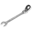 KING TONY Ключ трещоточный комбинированный с шарниром 11 мм 373011M