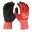 Перчатки защитные Cut level (Кат Левел) 1/A, M/8 CUT A GLOVES - 8/M - 1PC MILWAUKEE 4932471416