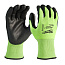Перчатки защитные Hi-Vis Cut level (Хай Виз Кат Левел) 3/C, L/9 HI-VIS CUT C GLOVES - 9/L -1PC MILWA