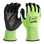 Перчатки защитные Hi-Vis Cut level (Хай Виз Кат Левел) 3/C, L/9 HI-VIS CUT C GLOVES - 9/L -1PC MILWA
