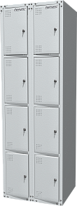 Шкаф раздевальный двухсекционный серии "Standart"  03.328-7035